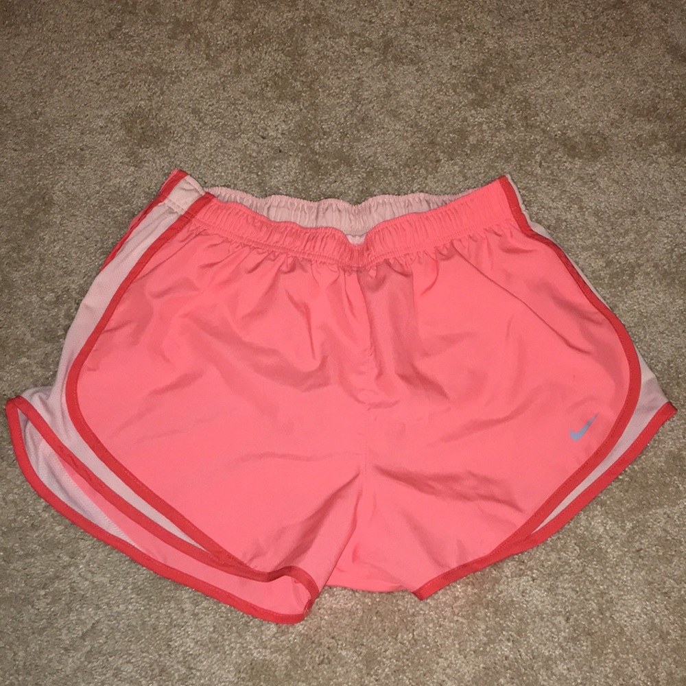 Peach Nike Running Shorts
